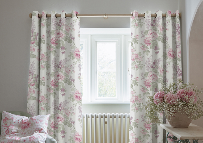 Shabby Chic by Rachel Ashwell Wild Garden, Lilac - Made to Measure Curtains - Image 3